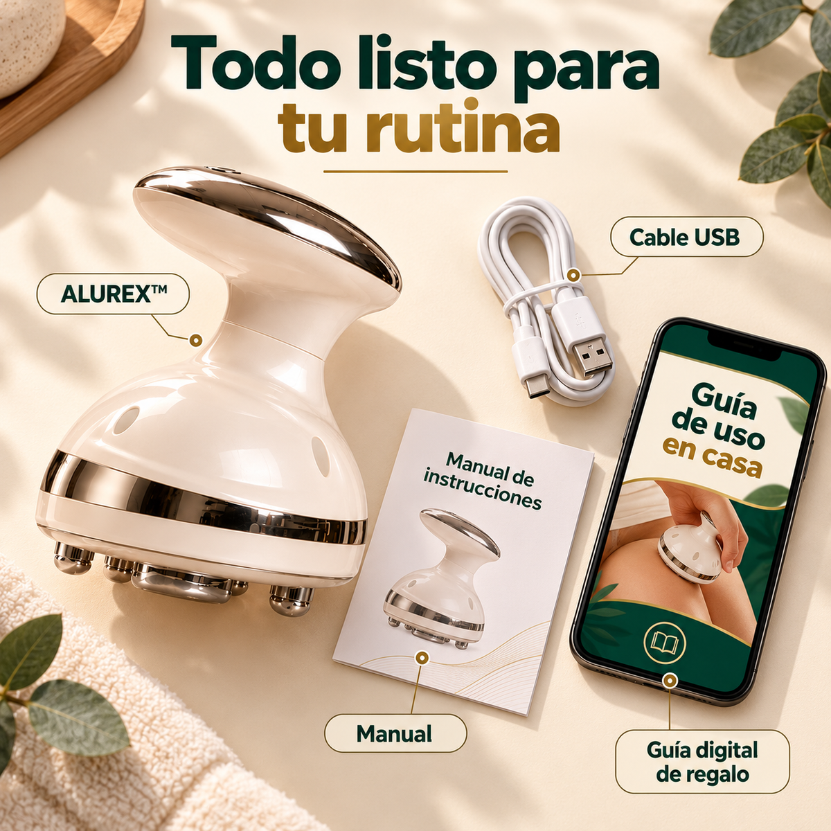 MASAJEADOR ANTICELULITIS | ALUREX™