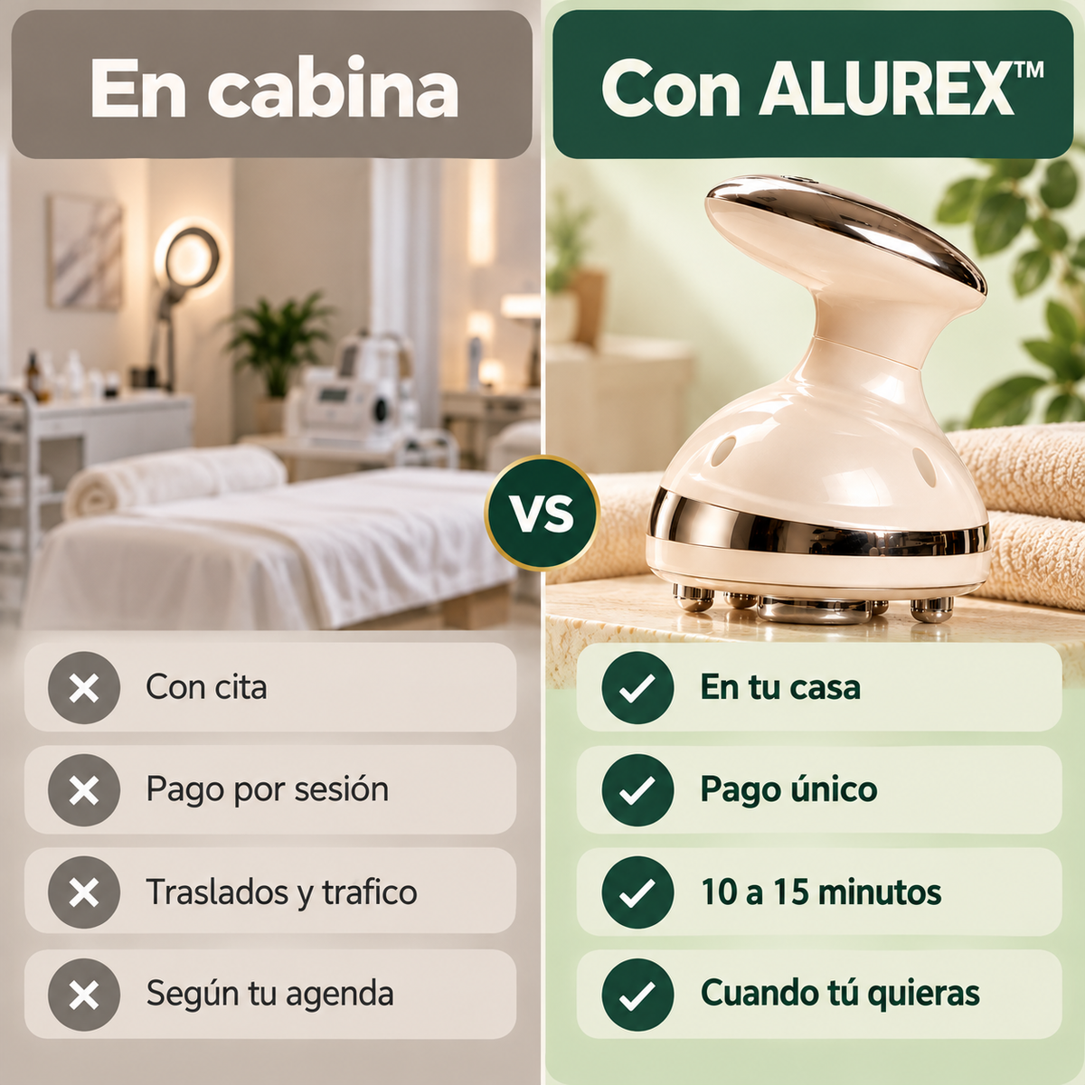 MASAJEADOR ANTICELULITIS | ALUREX™